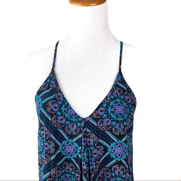 ASTR Green 1970’s Floral Geo Print Dress Size Small - Picture 7 of 8